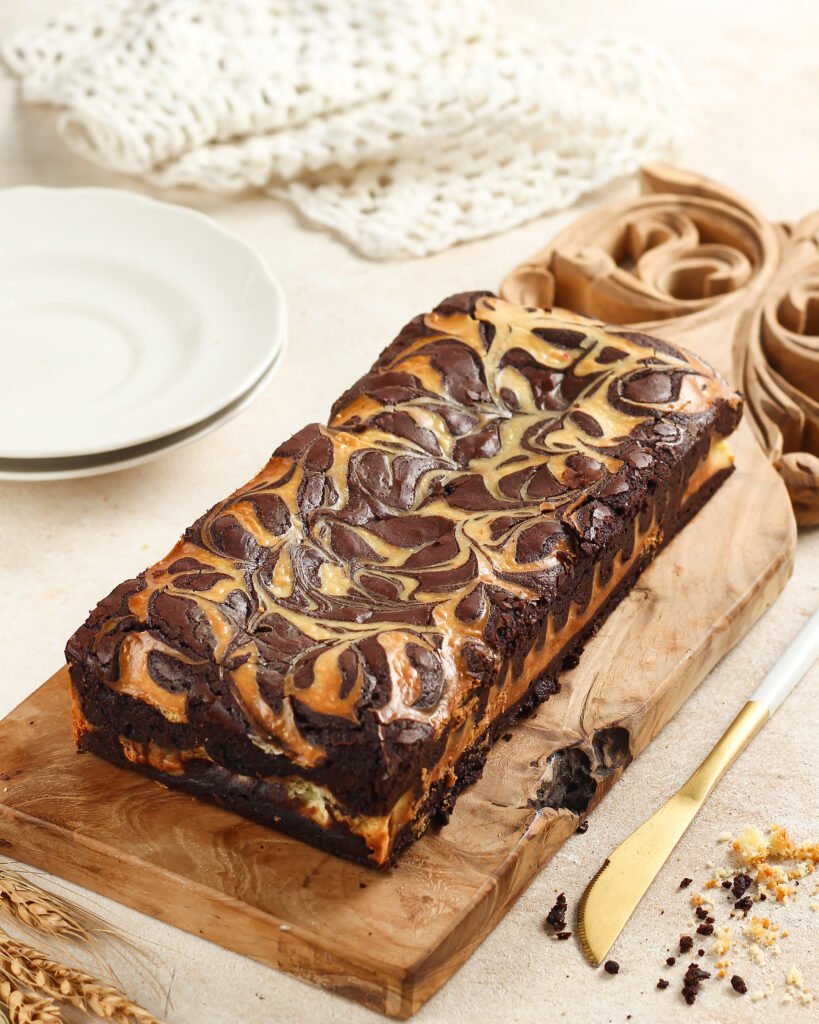 brownies cheese marble